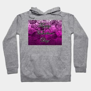 Happy Valentine's Day (Pink Swirl) Hoodie